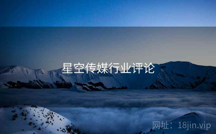星空传媒行业评论