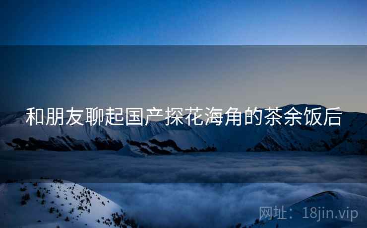 和朋友聊起国产探花海角的茶余饭后  第2张 和朋友聊起国产探花海角的茶余饭后  第2张